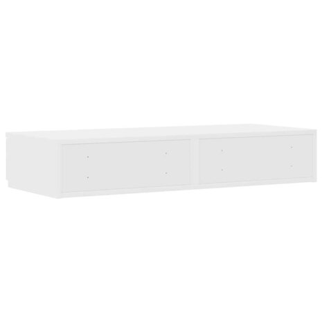 Bedlades met lade Wit 80 x 36,5 x 16,5 cm Bewerkt hout 8