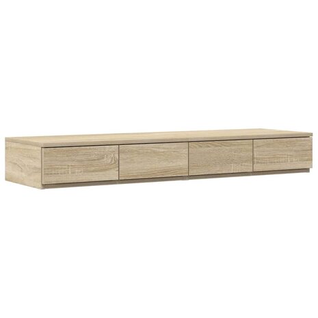 Bedlades Sonoma Eiken 120 x 36,5 x 16,5 cm Bewerkt hout 2