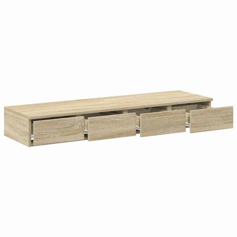 Bedlades Sonoma Eiken 120 x 36,5 x 16,5 cm Bewerkt hout 5