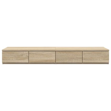 Bedlades Sonoma Eiken 120 x 36,5 x 16,5 cm Bewerkt hout 6