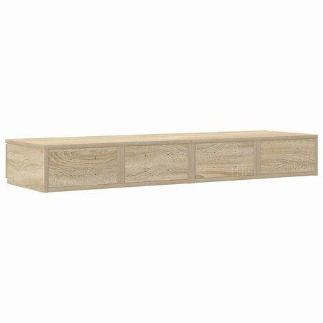 Bedlades Sonoma Eiken 120 x 36,5 x 16,5 cm Bewerkt hout 8
