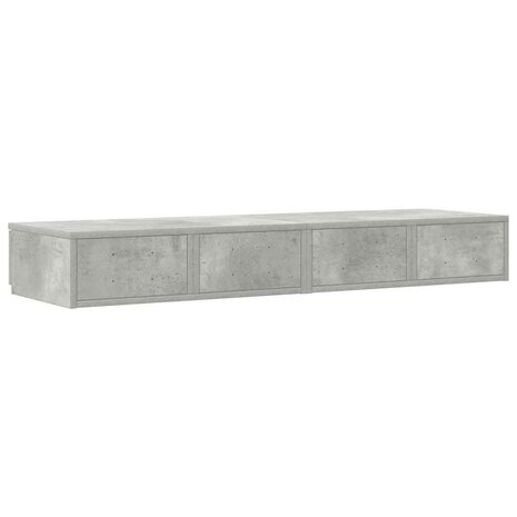 Bedlades met lade Beton Grijs 120 x 36,5 x 16,5 cm Bewerkt hout 8
