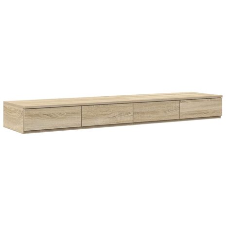 Bedlades Sonoma Eiken 140 x 36,5 x 16,5 cm Bewerkt hout 2