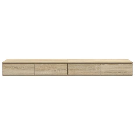 Bedlades Sonoma Eiken 140 x 36,5 x 16,5 cm Bewerkt hout 6