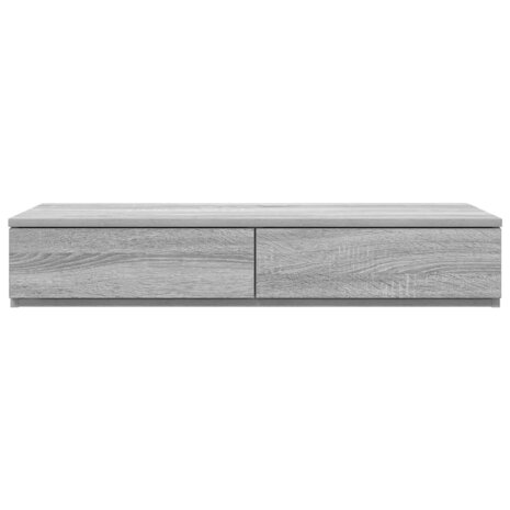 Bedlades met lade Grijs Sonoma 75 x 36,5 x 16,5 cm Bewerkt hout 6