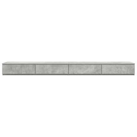 Bedlades met lade Beton Grijs 180 x 36,5 x 16,5 cm Bewerkt hout 6