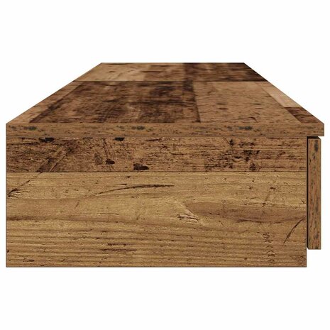 Bedlades met lade Oudhout 135 x 36,5 x 16,5 cm Bewerkt hout 7