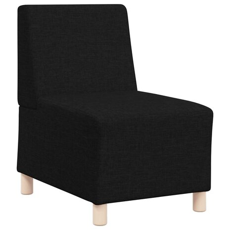 Modulaire bank zonder armleuningen zwart 55 cm stof 2
