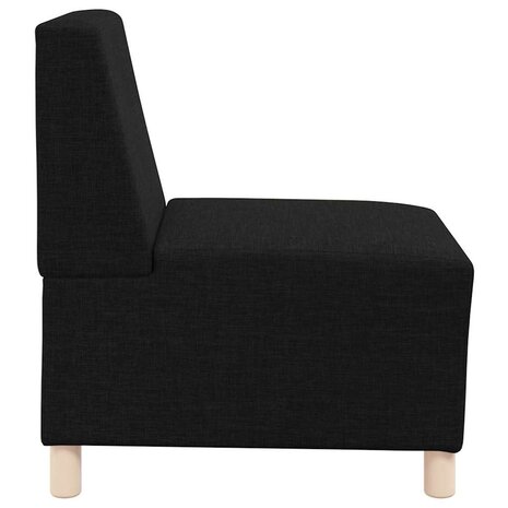 Modulaire bank zonder armleuningen zwart 55 cm stof 5