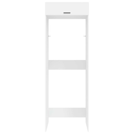 Wasmachinekast met opslag Wit 67,5 x 68 x 200 cm Bewerkt hout 6