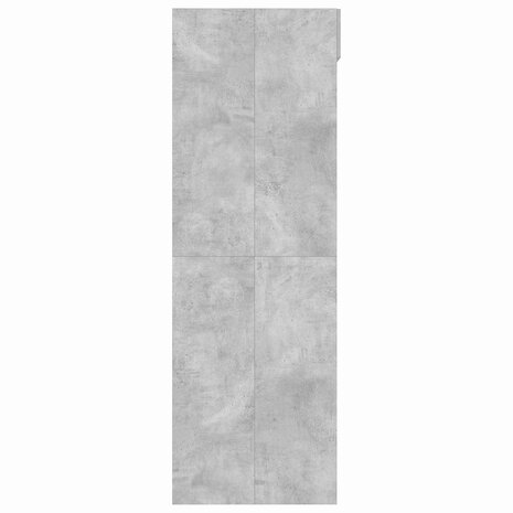 Wasmachinekast met opslag Beton 67,5 x 68 x 200 cm Bewerkt hout 7