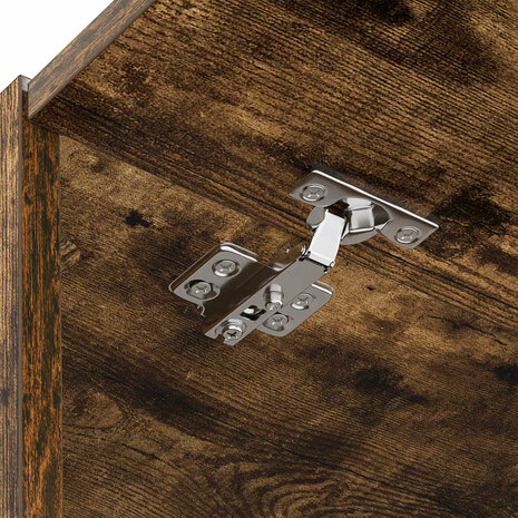 Wasmachinekast Gerookt eiken 67,5 x 68 x 200 cm Bewerkt hout 9