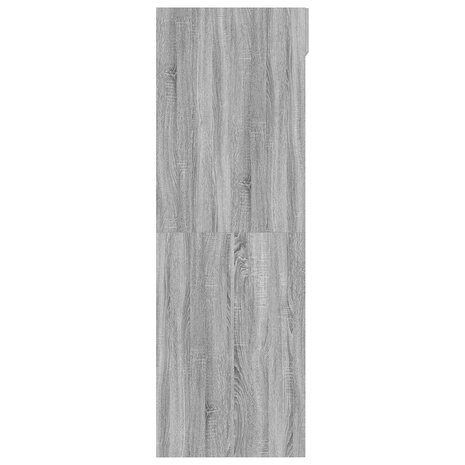 Wasmachinekast Grijs Sonoma 67,5 x 68 x 200 cm Bewerkt hout 7