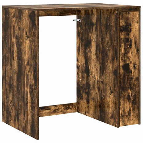 Wasmachinekast Gerookt eiken 87 x 60 x 89 cm Bewerkt hout 2
