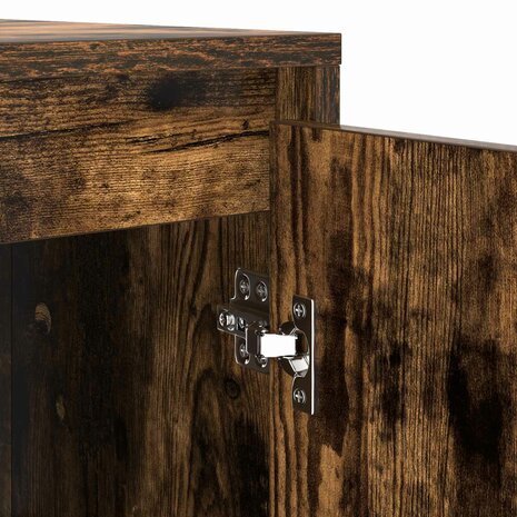 Wasmachinekast Gerookt eiken 87 x 60 x 89 cm Bewerkt hout 9
