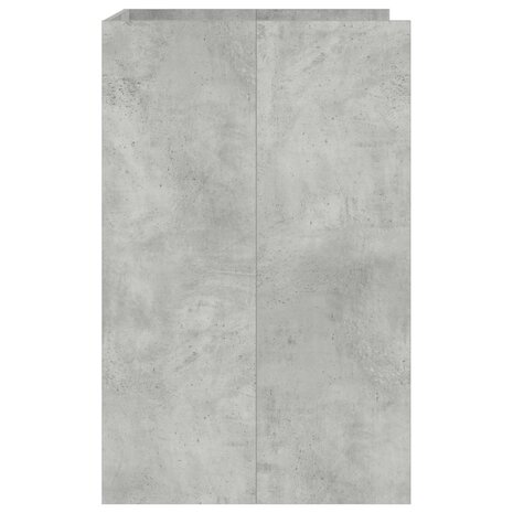 Wasmachinekast met opslag Beton 67,5 x 62 x 97 cm Bewerkt hout 6
