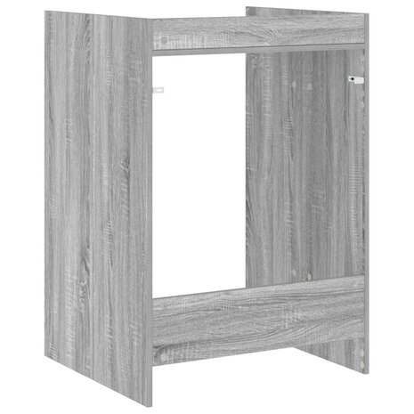 Wasmachinekast Grijs Sonoma 67,5 x 62 x 97 cm Bewerkt hout 7