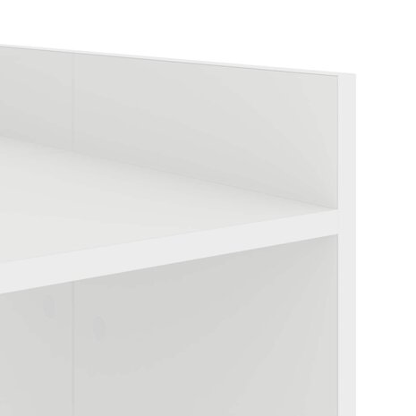 Wasmachinekast met opslag Wit 67,5 x 48 x 97 cm Bewerkt hout 8