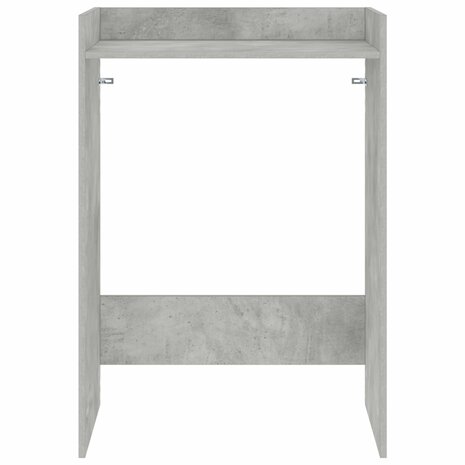 Wasmachinekast met opslag Beton 67,5 x 48 x 97 cm Bewerkt hout 5