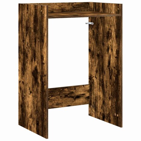 Wasmachinekast Gerookt eiken 67,5 x 48 x 97 cm Bewerkt hout 2