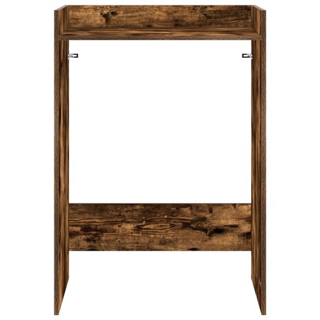 Wasmachinekast Gerookt eiken 67,5 x 48 x 97 cm Bewerkt hout 5