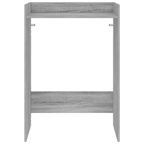 Wasmachinekast Grijs Sonoma 67,5 x 48 x 97 cm Bewerkt hout 5