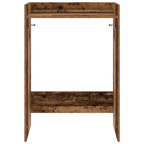 Wasmachinekast Oudhout 67,5 x 48 x 97 cm Bewerkt hout 5