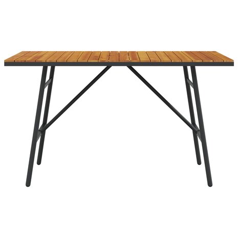 Eettafel Bruin 110 x 55 x 61,5 cm Massief Acaciahout 3