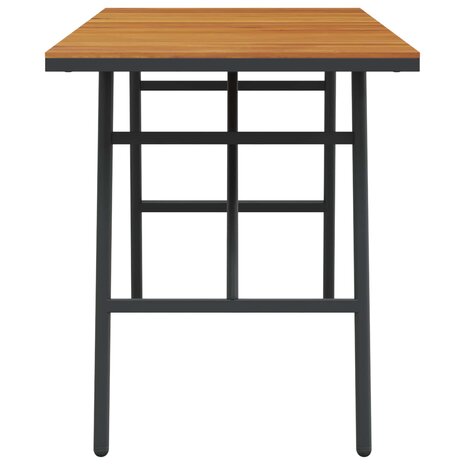 Eettafel Bruin 110 x 55 x 61,5 cm Massief Acaciahout 4