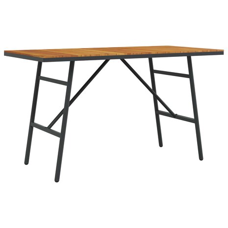 Eettafel Bruin 110 x 55 x 61,5 cm Massief Acaciahout 5