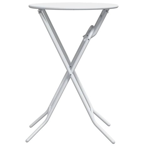 Tuintafel Wit 50 x 50 x 72 cm Metaal 6