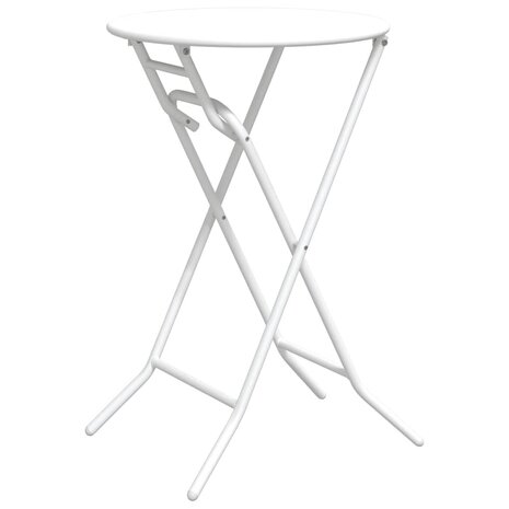 Tuintafel Wit 50 x 50 x 72 cm Metaal 7