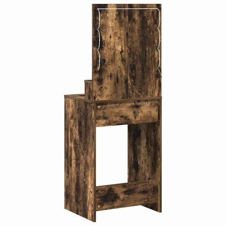 Kaptafel Gerookt eiken 50 x 41 x 135 cm Bewerkt hout 7