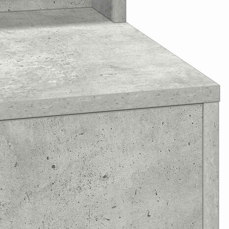 Kaptafel Beton Grijs 50 x 41 x 135 cm Bewerkt hout 7