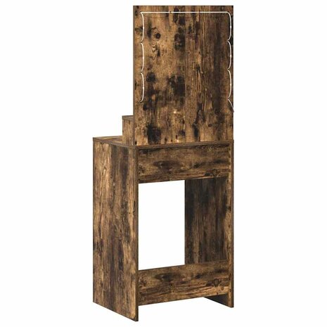 Kaptafel Gerookt eiken 50 x 41 x 135 cm Bewerkt hout 6