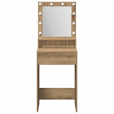 Kaptafel Artisan Eiken 50 x 41 x 135 cm Bewerkt hout 4