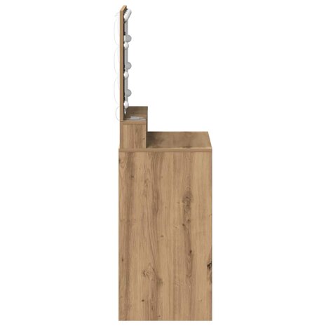 Kaptafel Artisan Eiken 50 x 41 x 135 cm Bewerkt hout 5