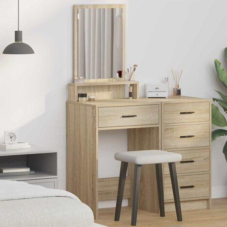 Kaptafel Sonoma Eiken 50 x 41 x 140 cm Bewerkt hout 1