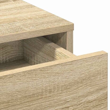 Kaptafel Sonoma Eiken 50 x 41 x 140 cm Bewerkt hout 9