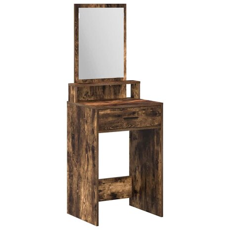 Kaptafel Gerookt eiken 50 x 41 x 140 cm Bewerkt hout 2