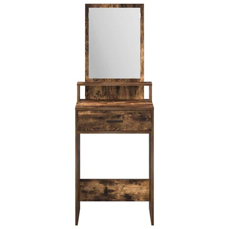 Kaptafel Gerookt eiken 50 x 41 x 140 cm Bewerkt hout 6