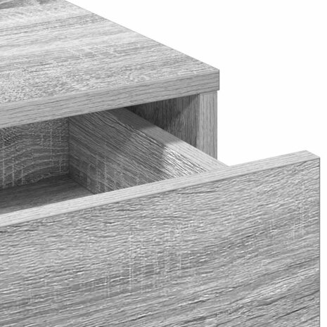 Kaptafel Grijs Sonoma 50 x 41 x 140 cm Bewerkt hout 9