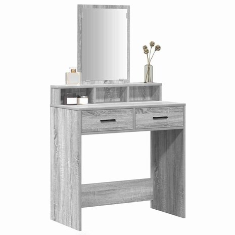 Kaptafel Grijs Sonoma 79 x 41 x 140 cm Bewerkt hout 3