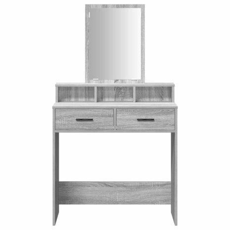 Kaptafel Grijs Sonoma 79 x 41 x 140 cm Bewerkt hout 6