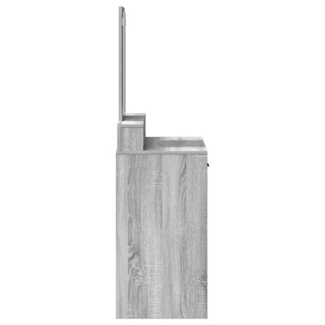 Kaptafel Grijs Sonoma 79 x 41 x 140 cm Bewerkt hout 7
