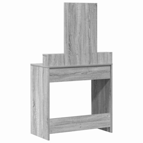 Kaptafel Grijs Sonoma 79 x 41 x 140 cm Bewerkt hout 8