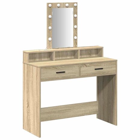 Kaptafel met lade Bruin 100 x 41 x 140 cm Bewerkt hout 2