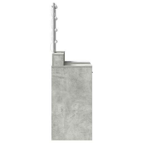 Kaptafel met lade Grijs 100 x 41 x 140 cm Bewerkt hout 6