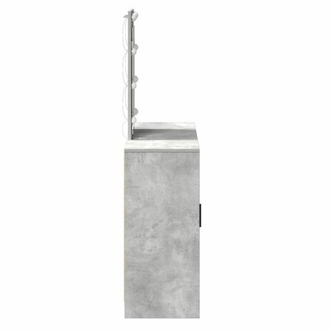 Kaptafel Lichtgrijs 102 x 33 x 135 cm Bewerkt hout 6