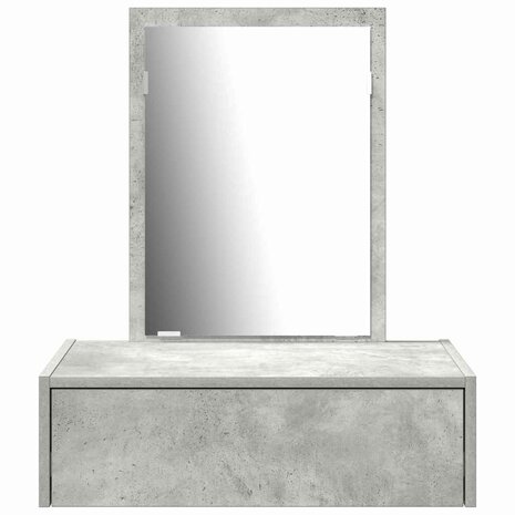 Kaptafel met lade Grijs 60 x 40 x 70 cm Bewerkt hout 6